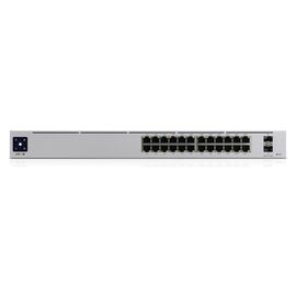 Ubiquiti UniFi Pro 24-Port PoE Managed L2/L3 Gigabit Ethernet (10/100/1000) Power over Ethernet (PoE) 1U Silver | Techbox