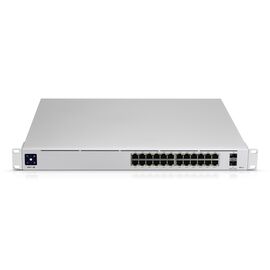 Ubiquiti UniFi Pro 24-Port PoE Managed L2/L3 Gigabit Ethernet (10/100/1000) Power over Ethernet (PoE) 1U Silver | Techbox