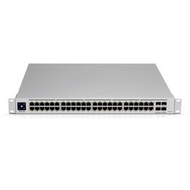 Ubiquiti UniFi Pro 48-Port PoE Managed L2/L3 Gigabit Ethernet (10/100/1000) Power over Ethernet (PoE) 1U Silver | Techbox