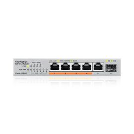 Zyxel XMG-105HP Unmanaged 2.5G Ethernet (100/1000/2500) Power over Ethernet (PoE) Silver | Techbox