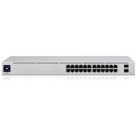 Ubiquiti UniFi 24-Port PoE Managed L2/L3 Gigabit Ethernet (10/100/1000) Power over Ethernet (PoE) 1U Silver | Techbox