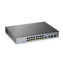 Zyxel GS1350-18HP-EU0101F network switch Managed L2 Gigabit Ethernet (10/100/1000) Power over Ethernet (PoE) Grey | Techbox