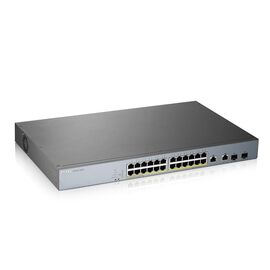 Zyxel GS1350-26HP-EU0101F network switch Managed L2 Gigabit Ethernet (10/100/1000) Power over Ethernet (PoE) Grey | Techbox