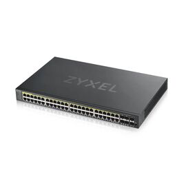 Zyxel GS1920-48HPV2 Managed Gigabit Ethernet (10/100/1000) Power over Ethernet (PoE) Black | Techbox