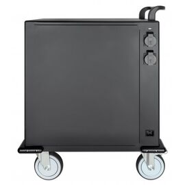 Manhattan iPad to 13", MacBook Air to 13" & Chromebook to 14" 32-bay Charging Trolley/Cart via USB-C, Also other tablets/smartphones (with device to USB-C cable), Bays 330x22x235mm, Device charging cables not included (suggest USB-C cable 354868),Cabinet | Techbox