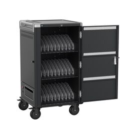 Ewent EW1700 portable device management cart/cabinet Black, Grey - Travel Chargers - Smartphone Chargers - Techbox