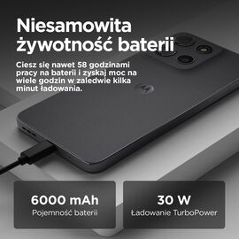 Motorola moto g15 power 17.1 cm (6.72") Dual SIM Android 15 4G USB Type-C 8 GB 256 GB 6000 mAh Grey - Smartphones - Smartphones - Techbox