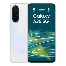 Samsung Galaxy A36 17 cm (6.7") Dual SIM Android 15 5G USB Type-C 8 GB 256 GB 5000 mAh White - Smartphones - Smartphones - Techbox