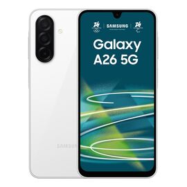 Samsung Galaxy A26 17 cm (6.7") Hybrid Dual SIM Android 15 5G USB Type-C 6 GB 128 GB 5000 mAh White | Techbox