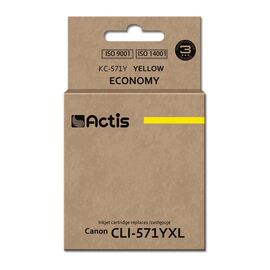Actis KC-571Y Ink (replacement for Canon CLI-571Y; Standard; 12 ml; yellow) | Techbox
