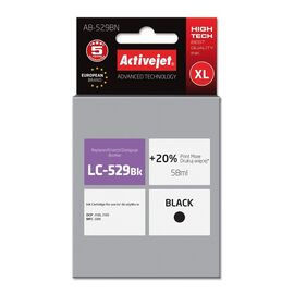 Activejet AB-529BN Ink (replacement for Brother LC529BK; Supreme; 58 ml; black) | Techbox
