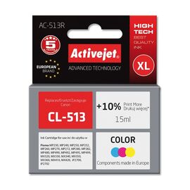 Activejet AC-513R Ink cartridge (replacement for Canon CL-513; Premium; 15 ml; color) | Techbox
