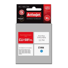 Activejet ACC-581CNX Ink cartridge (replacement for Canon CLI-581XLC; Supreme; 11,70 ml; cyan) | Techbox