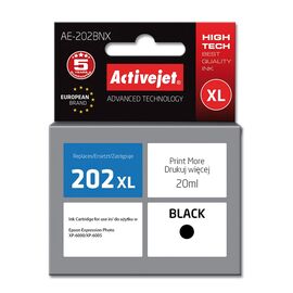 Activejet AE-202BNX ink (replacement for Epson 202XL G14010; Supreme; 20 ml; black) - Compatible Inks - Inks - Techbox