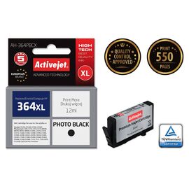 Activejet AH-364PBCX HP Printer Ink, Compatible with HP 364XL CB322EE;  Premium;  12 ml;  black, photo. - Compatible Inks - Inks - Techbox