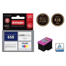 Activejet AH-650CR ink (replacement for HP 650 CZ102AE; Premium; 21 ml; color) | Techbox