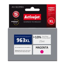 Activejet AH-963MRX Ink (replacement for HP 963XL 3JA28AE; Premium; 1760 pages; 25 ml, magenta) | Techbox