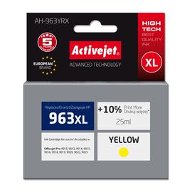 Activejet AH-963YRX Ink (replacement for HP 963XL 3JA29AE; Premium; 1760 pages; 25 ml, yellow) | Techbox