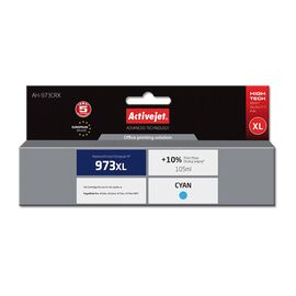 Activejet AH-973CRX ink (replacement for HP 973XL F6T81AE; Premium; 105 ml; cyan) | Techbox