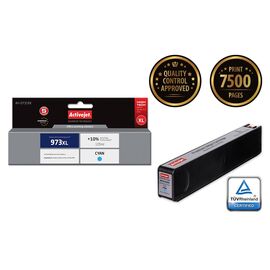 Activejet AH-973CRX ink (replacement for HP 973XL F6T81AE; Premium; 105 ml; cyan) | Techbox