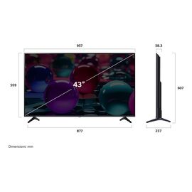 LG UHD AI 43UA73003LA TV 109.2 cm (43") 4K Ultra HD Smart TV Wi-Fi Black | Techbox
