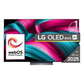 LG OLED evo AI OLED77C51LA TV 195.6 cm (77") 4K Ultra HD Smart TV Wi-Fi Black | Techbox
