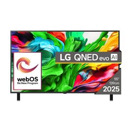 LG QNED AI 55QNED85A3C TV 139.7 cm (55") 4K Ultra HD Smart TV Wi-Fi Black | Techbox