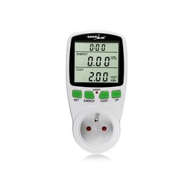 Greenblue GB202 wattmeter White 0 - 9999 W Built-in display LCD | Techbox