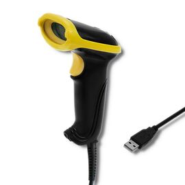 Qoltec 50867 Laser reader 1D | 2D | USB | Black | Techbox