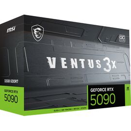 MSI VENTUS GEFORCE RTX 5090 32G 3X OC graphics card NVIDIA 32 GB GDDR7 | Techbox