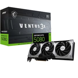 MSI VENTUS GeForce RTX5080 16G 3X OC NVIDIA GeForce RTX 5080 16 GB GDDR7 | Techbox