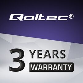 Qoltec 51025 power adapter/inverter Black | Techbox