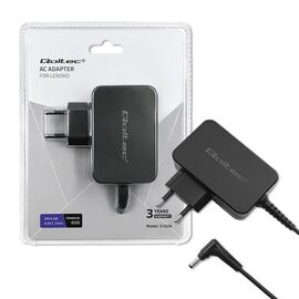 Qoltec 51026 power adapter/inverter Indoor/outdoor 65 W Black | Techbox