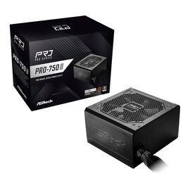 ASRock PRO-750B 750W 80 PLUS Bronze power supply - PSU - Laptops & PC Builds - Techbox