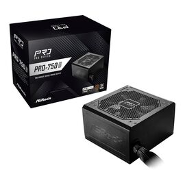 ASRock PRO-750B 750W 80 PLUS Bronze power supply - PSU - Laptops & PC Builds - Techbox