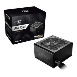 ASRock PRO-750G 750W 80 PLUS Gold power supply - PSU - Laptops & PC Builds - Techbox