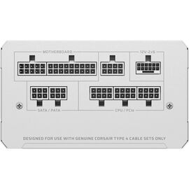 Corsair RMe Series RM1000e power supply unit 1000 W 24-pin ATX ATX White - PSU - Laptops & PC Builds - Techbox