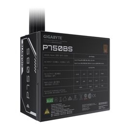 GIGABYTE P750BS Power Supply - PCI-E 6+2 Pin x 4, 80 PLUS Bronze, 120mm Fan, ATX compatible, EU Plug | Techbox