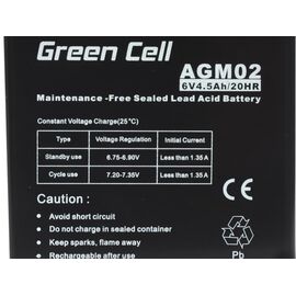 Green Cell AGM02 UPS battery Sealed Lead Acid (VRLA) | Techbox