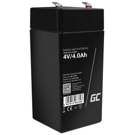 Green Cell AGM37 industrial rechargeable battery Sealed Lead Acid (VRLA) 4000 mAh 4 V - UPS Batteries - Surge Protection - Techbox
