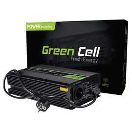 Green Cell INV07 power adapter/inverter Auto 300 W Black | Techbox