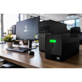 Green Cell UPS05 uninterruptible power supply (UPS) Line-Interactive 2 kVA 1200 W 5 AC outlet(s) | Techbox