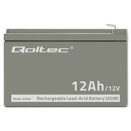 Qoltec 53049 AGM battery | 12V |  12Ah | Techbox