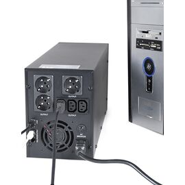 Gembird EG-UPS-036 uninterruptible power supply (UPS) Line-Interactive 3 kVA 1800 W 6 AC outlet(s) | Techbox