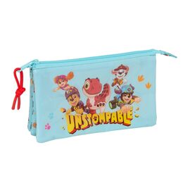 Paw Patrol Dino Rescue triple pencil case
