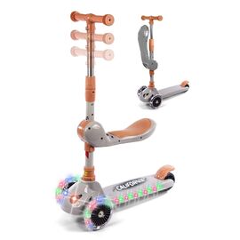 California - Scooter with Seat & Light-Up Wheels / Toys