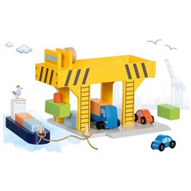 Goki - Harbor Crane (55826) / Toys