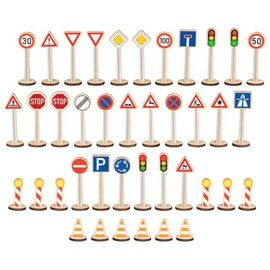 Goki - My Big Traffic Sign Set (53761) / Toys