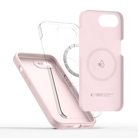 Tech-Protect Silicone MagSafe Case for iPhone 16e / 17e - Pink