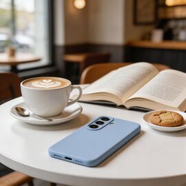 Tech-Protect Silicone MagSafe Case for Samsung Galaxy S26 - Blue